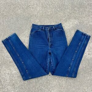 90s Cross J jeans high rise bareback western style with rivet detail down back